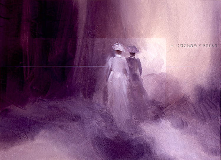 A web approximation of a piece by watercolor artist Win Jones
