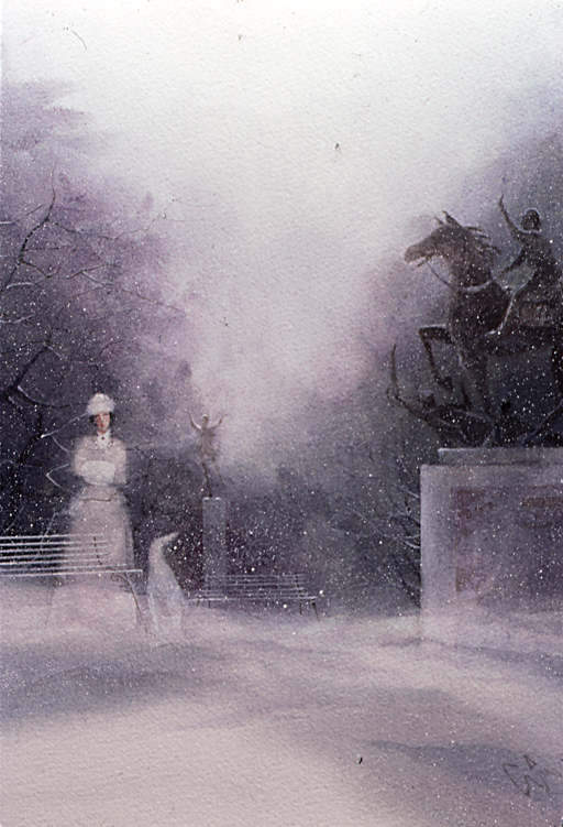 A web approximation of a piece by watercolor artist Win Jones